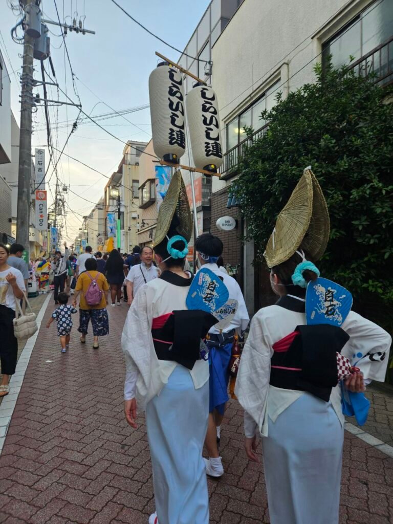 Bailarines en el Koenji Awaodori en Tokio 1
