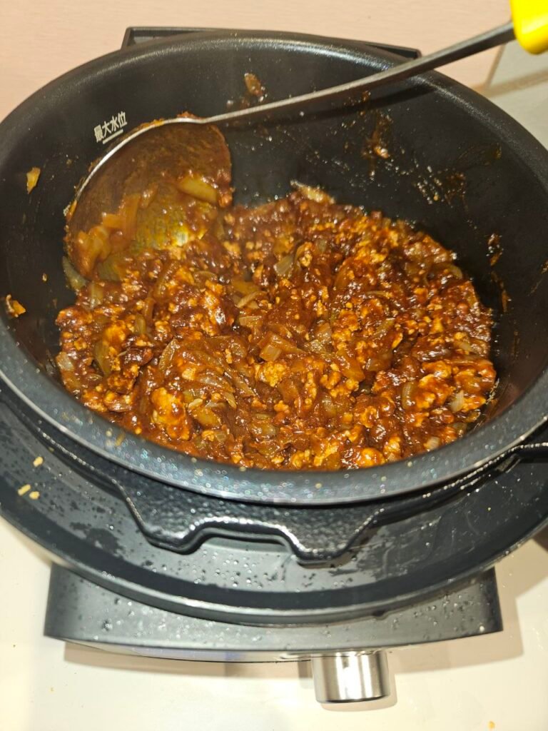 Preparación Keema Curry 4